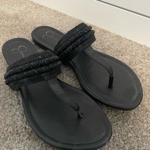 Jessica Simpson Black Sandals